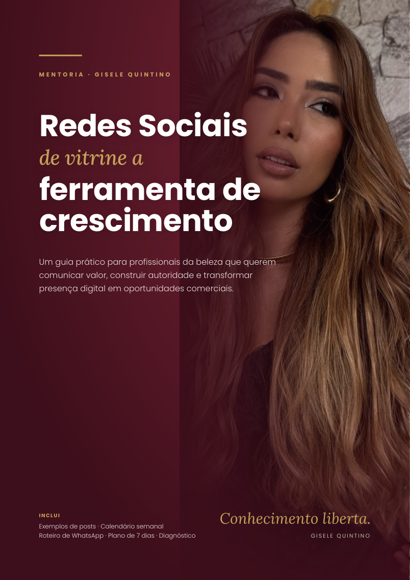 Capa do e-book Redes Sociais: de vitrine a ferramenta de crescimento